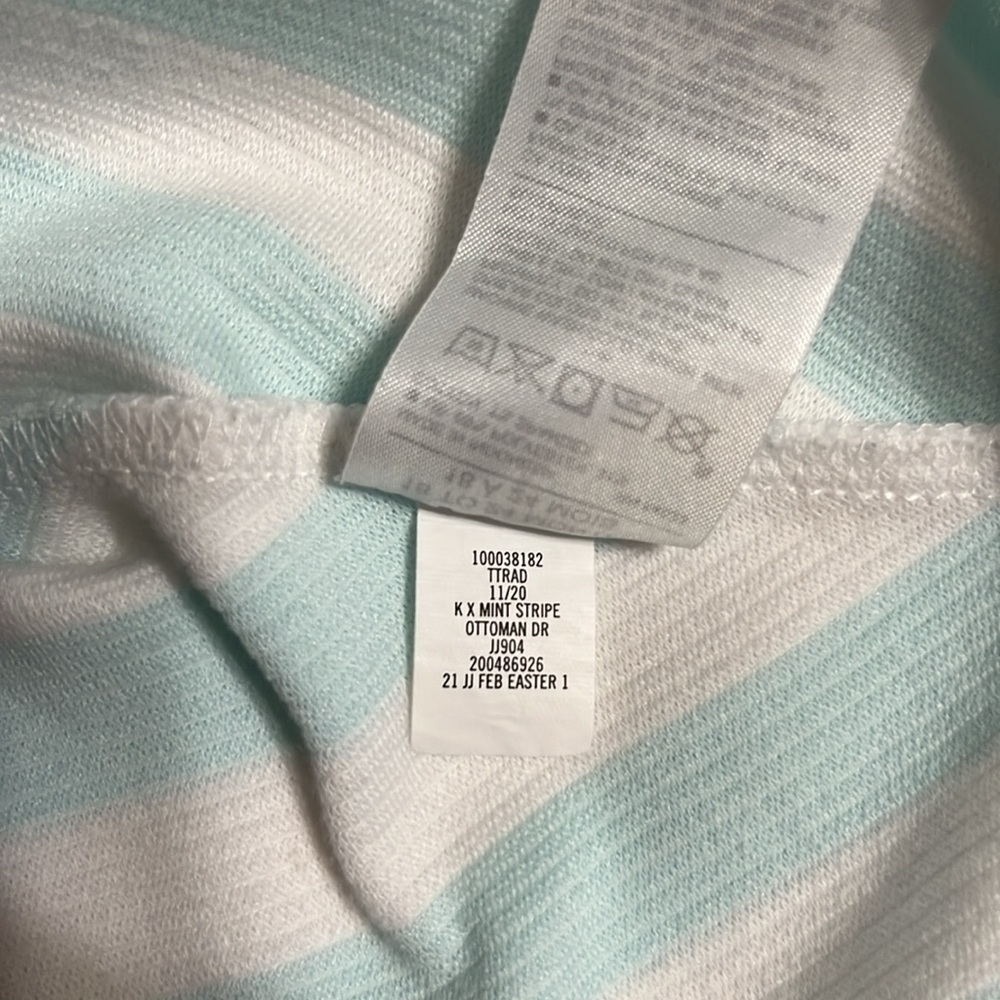 JANIE AND JACK Striped Sleeveless Dress in Blue and White - Picture 5 of 7